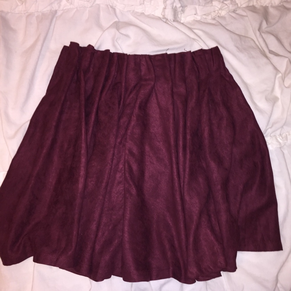 SUEDE SKIRT